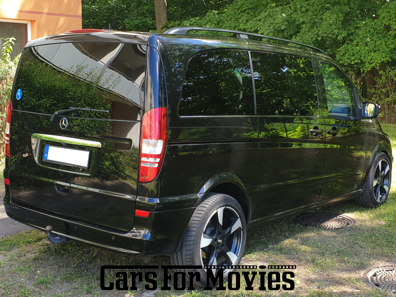 CarsForMovies | Mercedes Benz Viano 2014 Deutschland Schwarz Schwarz Zivilfahrzeug Bus Berlin 5526 Transporter Sportfelgen